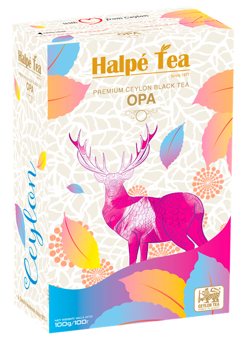Чай черный байховый ОПА HALPÉ TEA 100г. - фото 11375