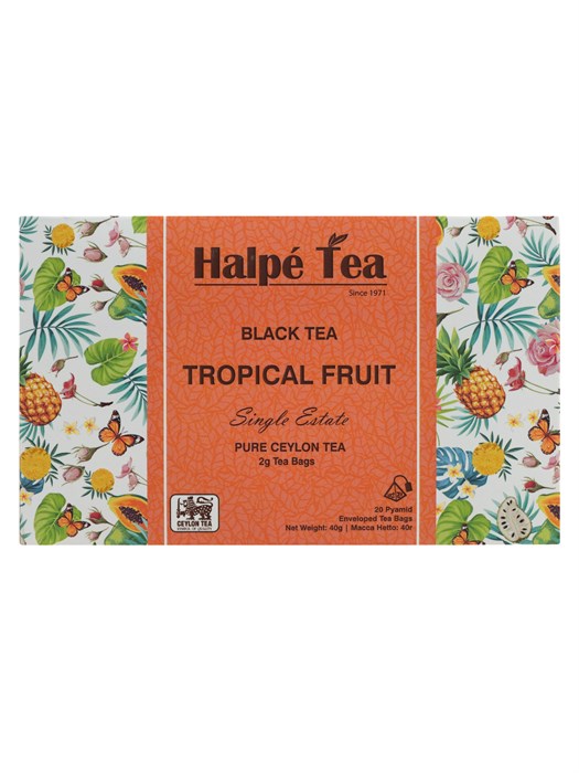 Чай черный со вкусом тропических фруктов Halpe Tea в пирамидках - фото 11460