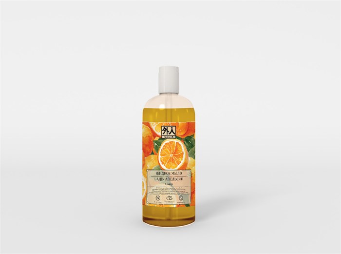 Мыло жидкое с ароматом апельсина "gaijin" 1л - фото 11590