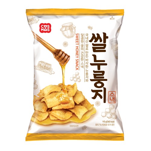 Sweet Honey Snack/Сладкие рисовые чипсы с медом, 110г - фото 8710