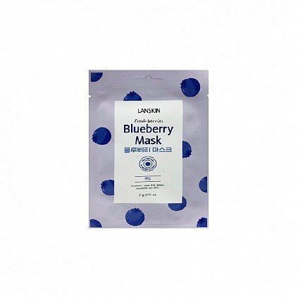 Lan Skin тканевая маска с голубикой - фото 9811