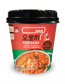 Kimchi Cup Rapokki / Рапокки с кимчи (рамен с рисовыми палочками), стакан 145г
