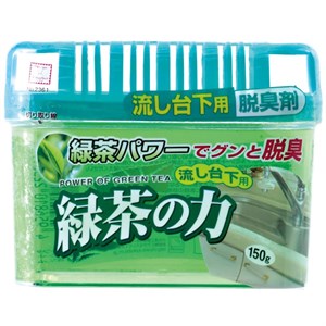 Дезодорант-поглотитель неприятных запахов под раковину с экстрактом зеленого чая, 150 г. Kokubo