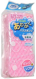 Губка для чистки ванн большая розовая, 1 шт Okazaki