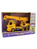 Грузовик-конструктор с подъемным краном, фрикц., свет, звук, 1:12 33см Funky toys FT61110 FT61110 - фото 7644