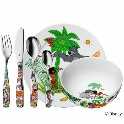 Набор детской посуды WMF 6 предметов The Jungle Book, Книга джунглей 12.8330.9964 - фото 10647