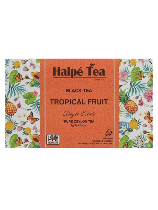 Чай черный со вкусом тропических фруктов Halpe Tea в пирамидках 4796026980612 - фото 11460