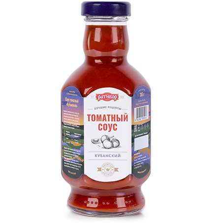Соус томатный "Кубанский" Ратибор 385 гр 4601842005916 - фото 11571