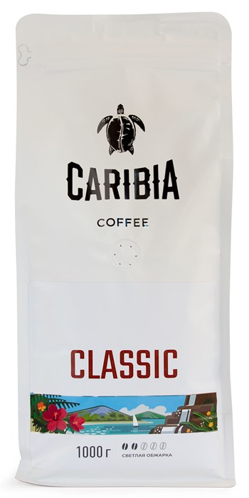 Кофе жареный в зернах CARIBIA Classic, 1000г 3852 - фото 11657