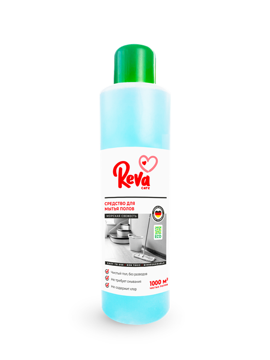 Средство для мытья полов Reva Care, с ароматом «Морская свежесть», 1 л(S) 3940 - фото 11809