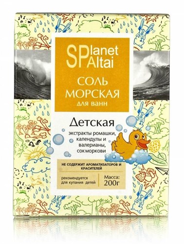 Соль морская Детская, 200 гр 4607082852990 - фото 5539