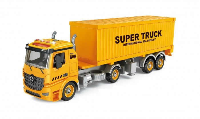 Контейнеровоз-конструктор фрикционный свет звук 47см Funky toys FT61163 FT61163 - фото 7652