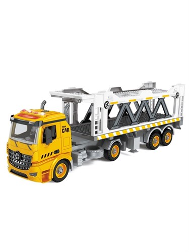 Транспортер-конструктор автовоз фрикционный свет звук 47см Funky toys FT61164 FT61164 - фото 7677