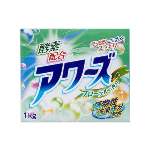 Порошок стиральный Rocket Soap Awa`s с энзимами цветочный аромат, 1 кг 4903367304575 - фото 8505