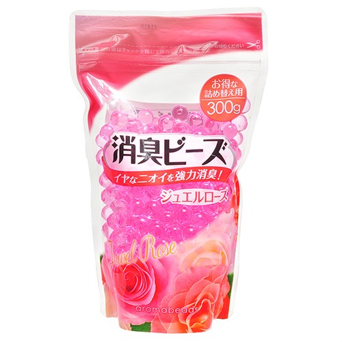 Освежитель воздуха Aromabeads "Драгоценная роза", сменная упаковка CAN DO, 300 г 4521006487566 - фото 8626