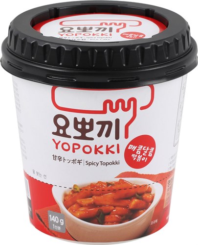 Sweet and Spicy Topokki Токпокки сладко-острый (рисовые палочки с соусом), стакан 140г 8809054409034 - фото 8672