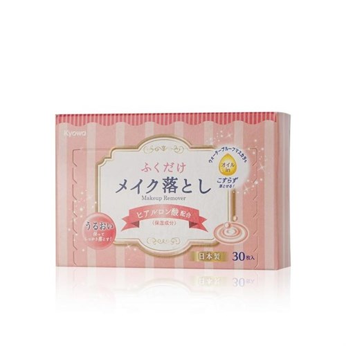 Салфетки влажные для снятия макияжа с гиалуроновой кислотой Kyowa Shiko , 30 шт 4969757112045 - фото 8875
