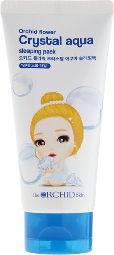 Маска для лица ночная увлажняющая Crystal Aqua Sleeping Pack, 120 мл The Orchid Skin 8809680850095 - фото 8973