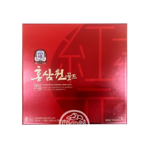 Korean Red Ginseng Drink Gold / Напиток из корня корейского красного женьшеня «Хонг Сам Вон Голд» 30 шт*50 мл 8809023007025 - фото 9074