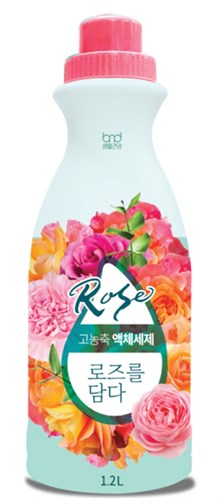 High Enrichment Liquid Rose Detergent Жидкий концентрат для стирки с ароматом розы, 1,2л. B&D - фото 9163