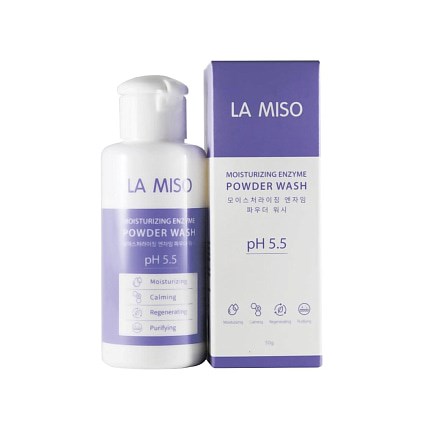 LA MISO Увлажняющая энзимная пудра для умывания pH 5.5 50г К2 - фото 9830