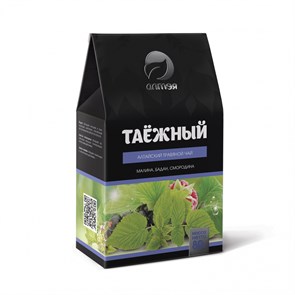 Травяной чай "Таёжный", 80 г (бадан, смородина, малина) 4607082852815