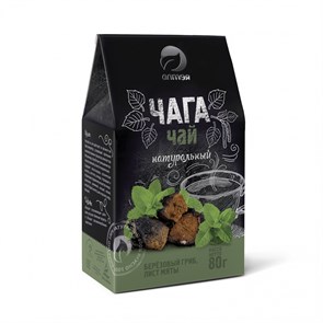 Фиточай Чага с мятой, 80 г 4670020490936