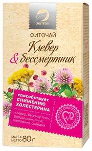 Фиточай "Клевер & Бессмертник", 80 г 4607082853737