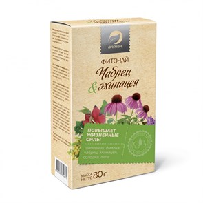 Фиточай "Чабрец & Эхинацея", 80 г 4607082854871