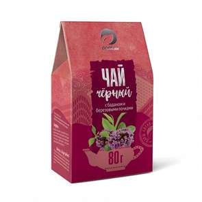 Чай черный с баданом и березовыми почками, 80 г 4670020491001