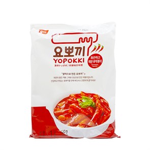 Hot&Spicy Topokki Токпокки Остро-пряный (рисовые палочки с соусом), 120г 8809054400871