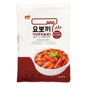 Hot&Spicy Topokki Токпокки Остро-пряный (рисовые палочки с соусом), 240гр 8809054400802