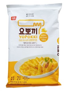 Golden onion butter Topokki (rice cake)/ Токпокки с маслом золотистого лука (рисовые палочки с соусом), 240гр 8809054400567