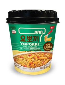 Curry Cup Rapokki / Рапокки с соусом Карри (рамен с рисовыми палочками), стакан 145г 3659