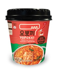 Kimchi Cup Rapokki / Рапокки с кимчи (рамен с рисовыми палочками), стакан 145г 3661