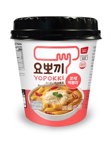 Rosé Topokki (rice cake) / Токпокки с соусом Розé (рисовые палочки с соусом), стакан 120г 3670
