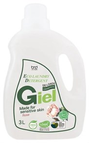 GIEL Super Power Rose 3L Гель для стирки концентрированный для чувствительной кожи с ароматом розы B&D 8809361310689