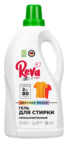 Гель для стирки цветного белья Reva Care. Концентрат, 2 л