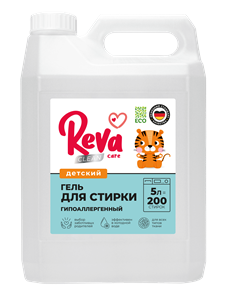 Гель для стирки детского белья REVA CARE. Концентрат, 5л