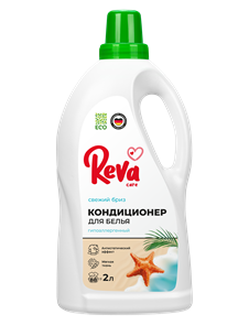 Кондиционер-ополаскиватель для белья Reva Care,Свежий Бриз, 2л