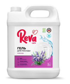 Средство для мытья посуды Reva Care с ароматом «Лаванда», 5 л 3929