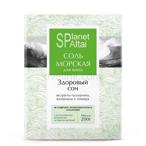 Соль морская Здоровый сон, 200 гр 4607082852976