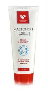 Мастонон крем для бюста с маслом грецкого ореха и экстр. капусты, 75 мл 4607082850491