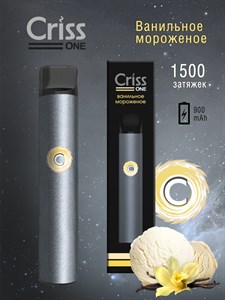 Одноразовый электронный испаритель CRISS ONЕ Ванильное мороженое 2,0 - 1500 4627184160458