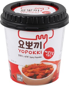 Sweet and Spicy Topokki Токпокки сладко-острый (рисовые палочки с соусом), стакан 140г 8809054409034