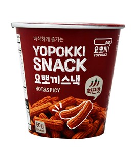 YOPOKKI SNACK HOT & SPICY/ ОСТРО-ПРЯНЫЕ СНЕКИ YOPOKKI, 50г 8809054401304