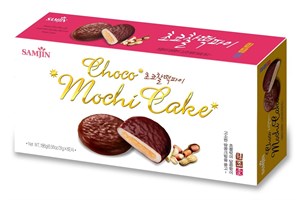 Choco Mochi Cake/Моти в шоколаде с арахисом 31г*6шт 8809260940376