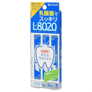 Ополаскиватель для полости рта L-8020 в стиках, 3 шт х 10 мл Kiyou Jochugiku Co 4971902070872