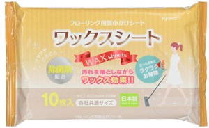 Салфетки влажные для натирки полов с воском, 10 шт Kyowa Shiko  4969757106181