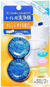 Таблетка для сливного бачка с апельсиновым маслом, 2шт х 50 г Okazaki 4986614234733